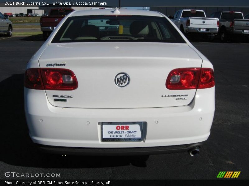 White Opal / Cocoa/Cashmere 2011 Buick Lucerne CXL
