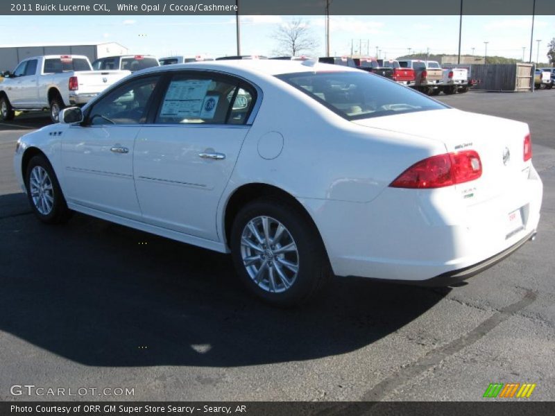 White Opal / Cocoa/Cashmere 2011 Buick Lucerne CXL