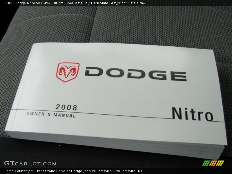 Bright Silver Metallic / Dark Slate Gray/Light Slate Gray 2008 Dodge Nitro SXT 4x4