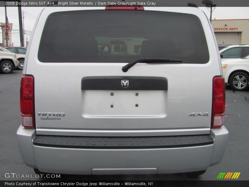 Bright Silver Metallic / Dark Slate Gray/Light Slate Gray 2008 Dodge Nitro SXT 4x4