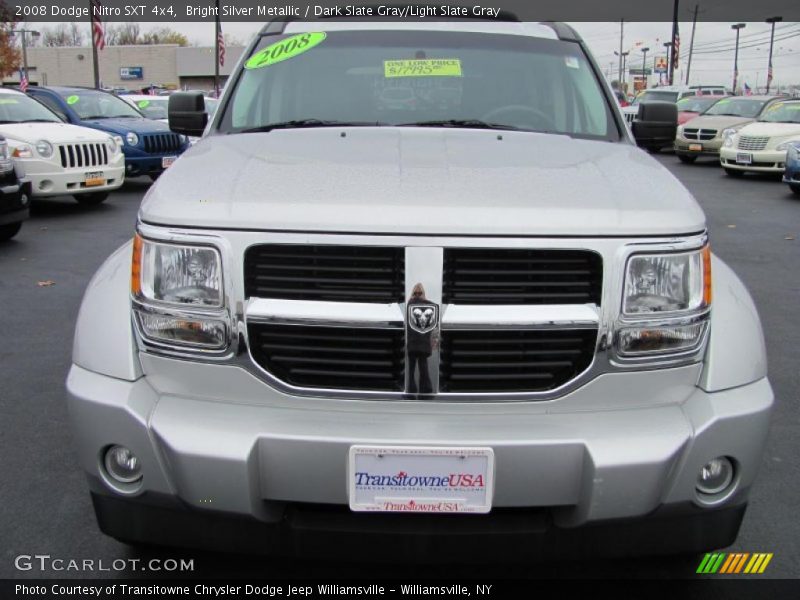 Bright Silver Metallic / Dark Slate Gray/Light Slate Gray 2008 Dodge Nitro SXT 4x4