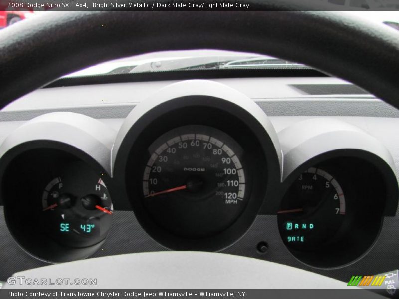 Bright Silver Metallic / Dark Slate Gray/Light Slate Gray 2008 Dodge Nitro SXT 4x4