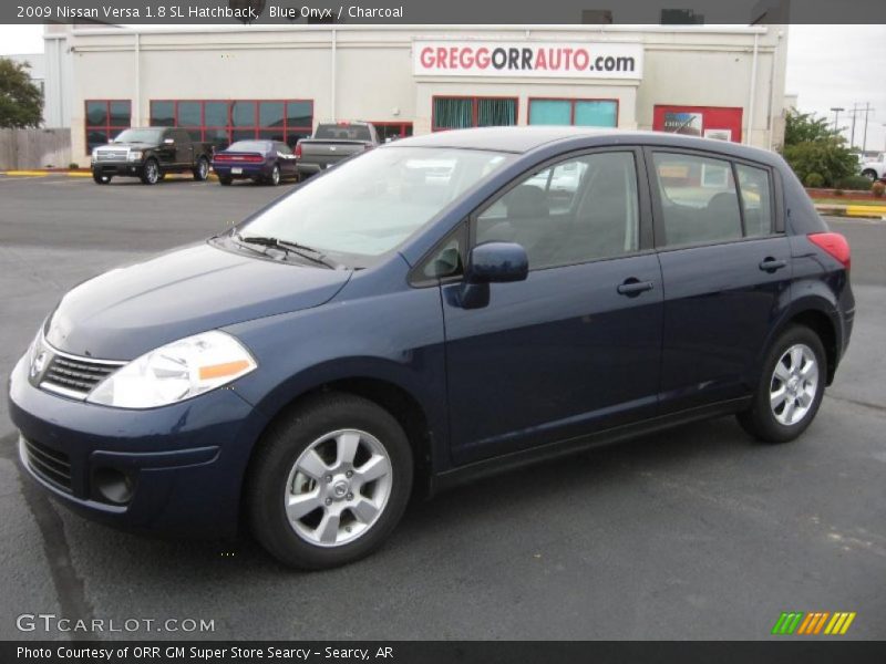 Blue Onyx / Charcoal 2009 Nissan Versa 1.8 SL Hatchback