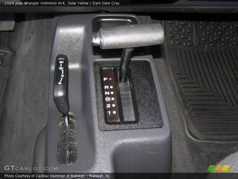 Solar Yellow / Dark Slate Gray 2004 Jeep Wrangler Unlimited 4x4