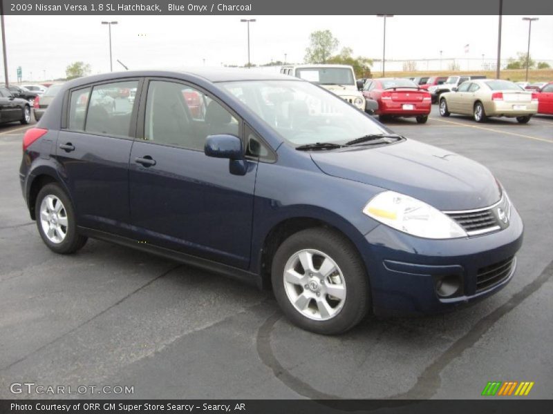 Blue Onyx / Charcoal 2009 Nissan Versa 1.8 SL Hatchback