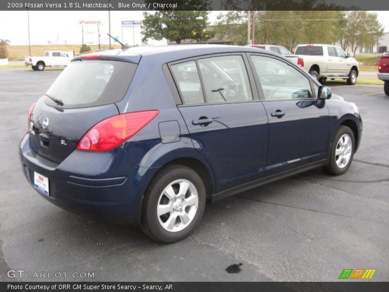 Blue Onyx / Charcoal 2009 Nissan Versa 1.8 SL Hatchback