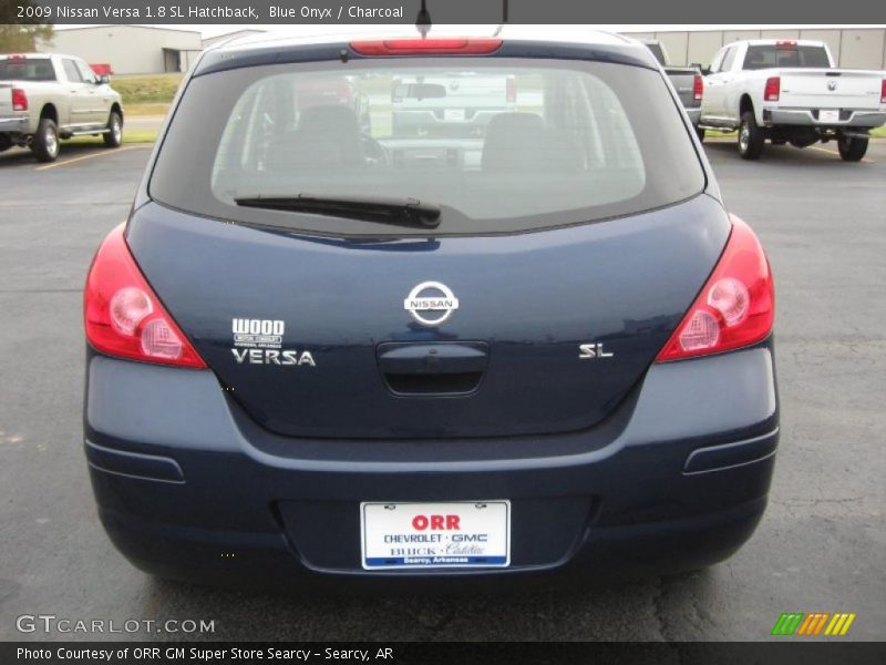 Blue Onyx / Charcoal 2009 Nissan Versa 1.8 SL Hatchback