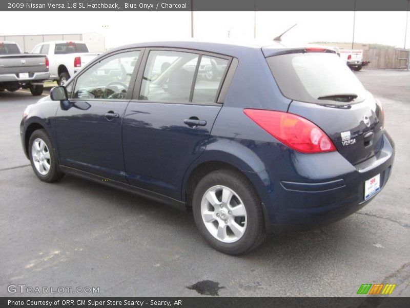 Blue Onyx / Charcoal 2009 Nissan Versa 1.8 SL Hatchback