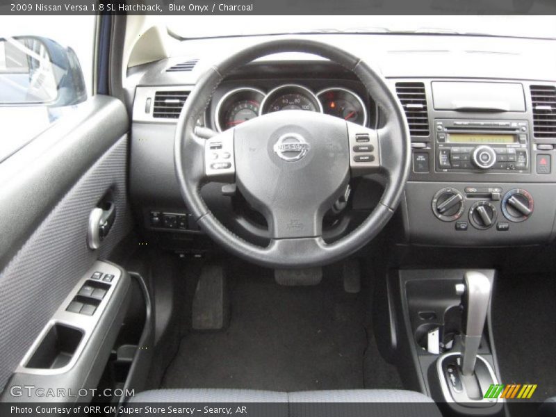 Blue Onyx / Charcoal 2009 Nissan Versa 1.8 SL Hatchback