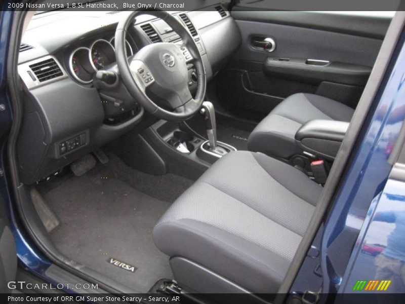 Blue Onyx / Charcoal 2009 Nissan Versa 1.8 SL Hatchback