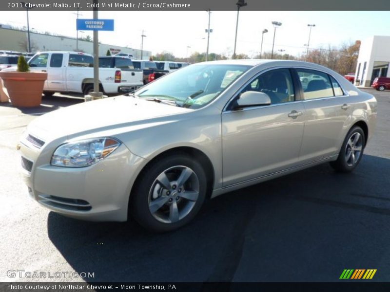 Gold Mist Metallic / Cocoa/Cashmere 2011 Chevrolet Malibu LT