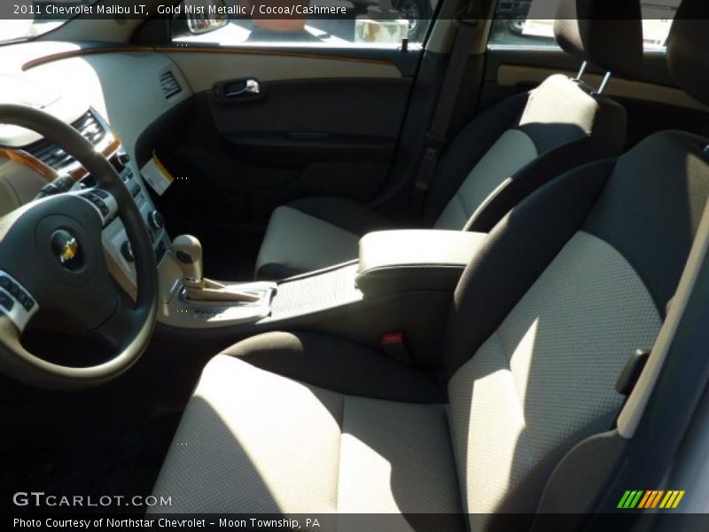 Gold Mist Metallic / Cocoa/Cashmere 2011 Chevrolet Malibu LT