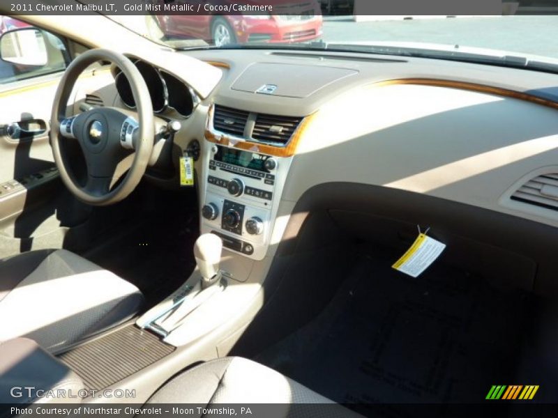 Gold Mist Metallic / Cocoa/Cashmere 2011 Chevrolet Malibu LT