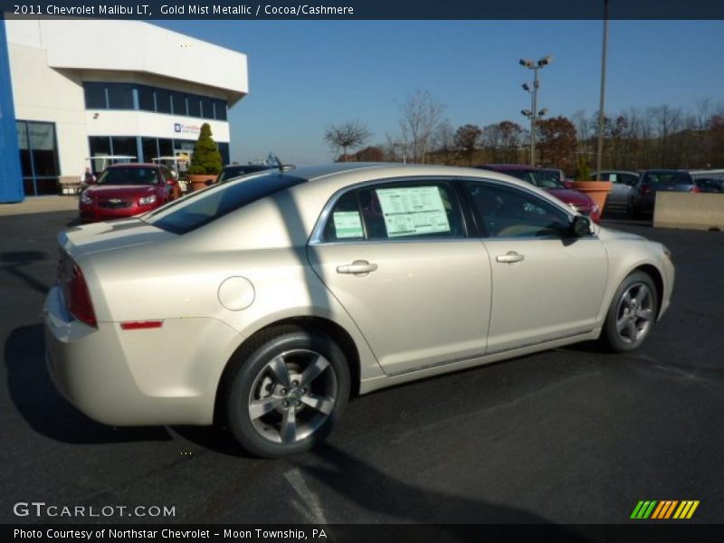 Gold Mist Metallic / Cocoa/Cashmere 2011 Chevrolet Malibu LT