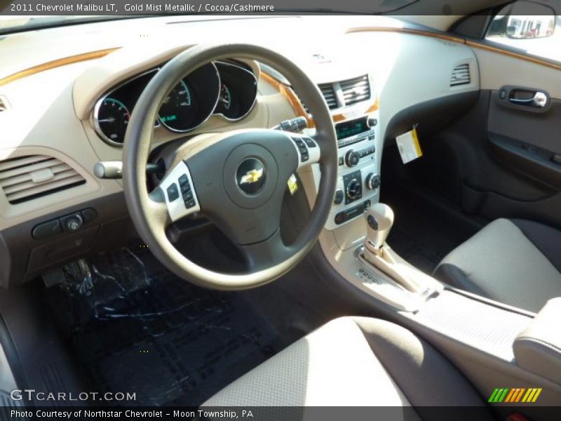 Gold Mist Metallic / Cocoa/Cashmere 2011 Chevrolet Malibu LT
