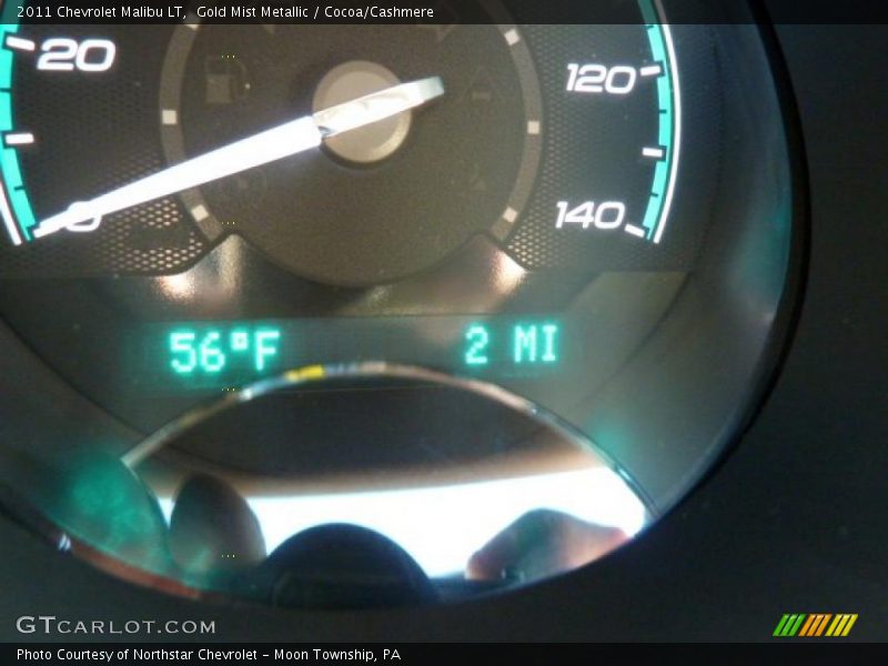 Gold Mist Metallic / Cocoa/Cashmere 2011 Chevrolet Malibu LT