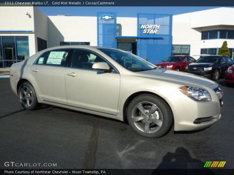 Gold Mist Metallic / Cocoa/Cashmere 2011 Chevrolet Malibu LT