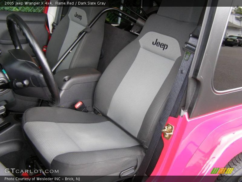 Flame Red / Dark Slate Gray 2005 Jeep Wrangler X 4x4