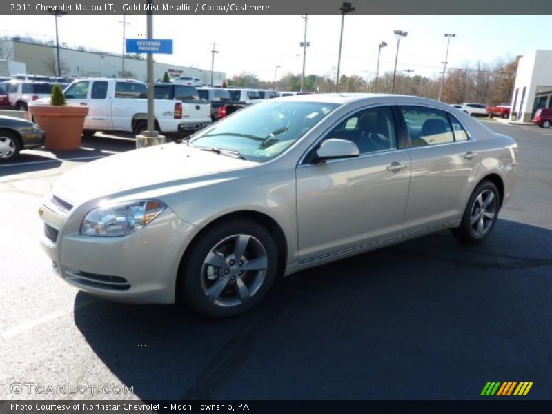 Gold Mist Metallic / Cocoa/Cashmere 2011 Chevrolet Malibu LT