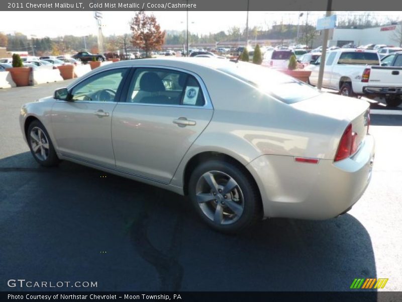Gold Mist Metallic / Cocoa/Cashmere 2011 Chevrolet Malibu LT