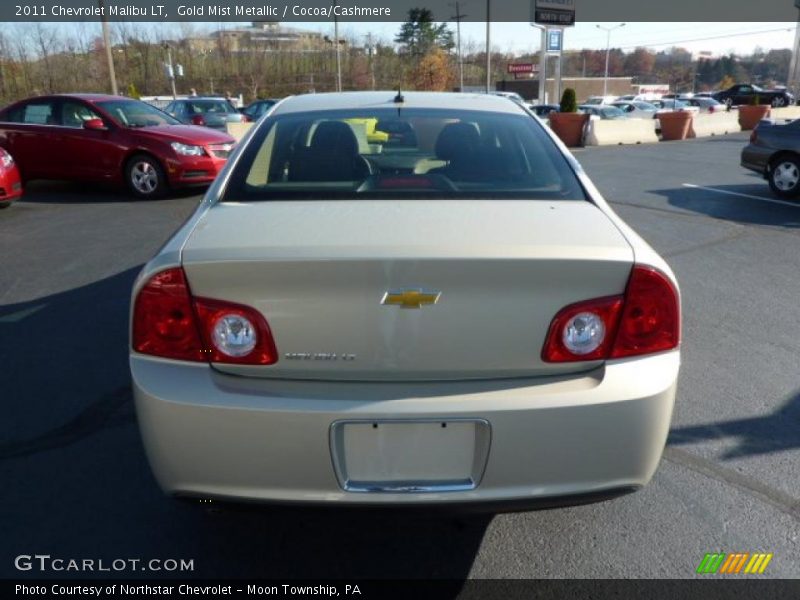 Gold Mist Metallic / Cocoa/Cashmere 2011 Chevrolet Malibu LT