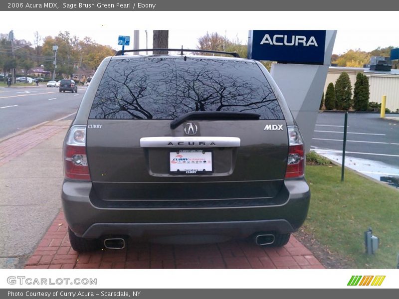 Sage Brush Green Pearl / Ebony 2006 Acura MDX