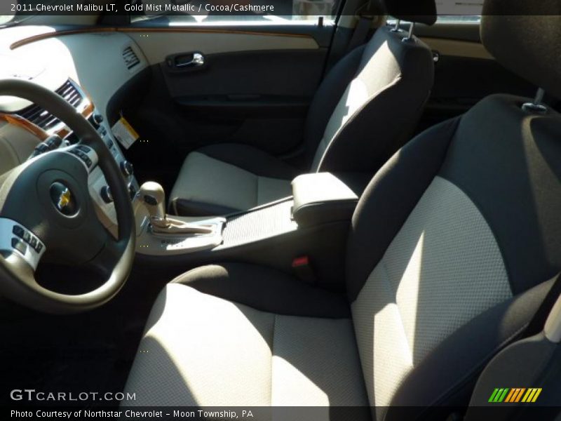 Gold Mist Metallic / Cocoa/Cashmere 2011 Chevrolet Malibu LT