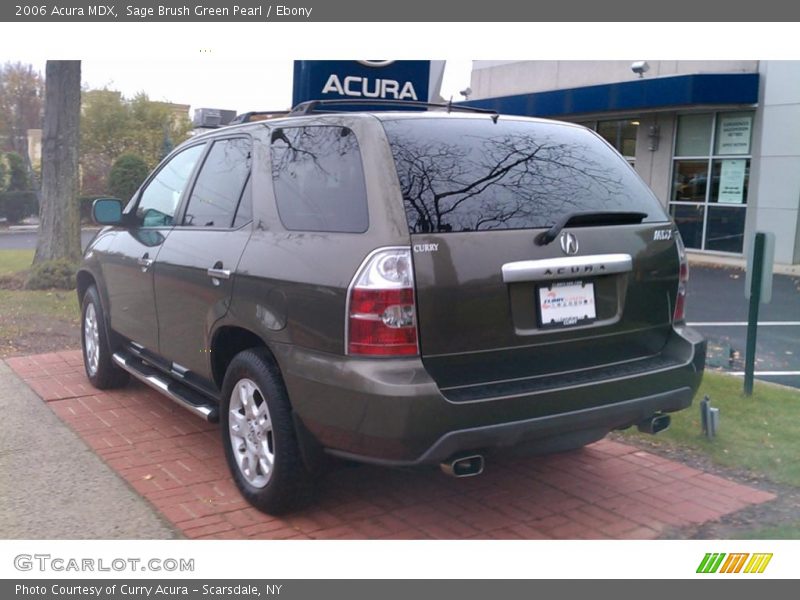 Sage Brush Green Pearl / Ebony 2006 Acura MDX
