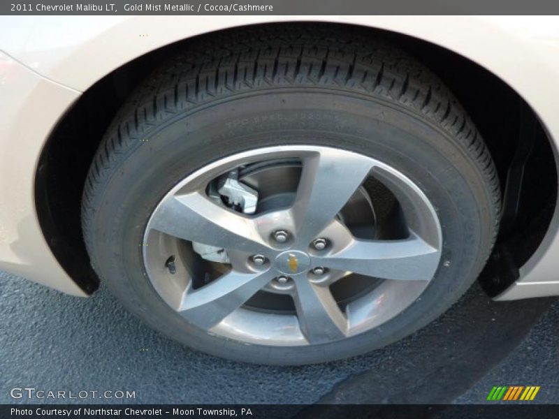 Gold Mist Metallic / Cocoa/Cashmere 2011 Chevrolet Malibu LT