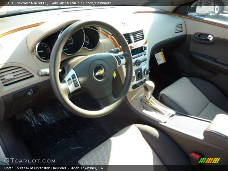 Gold Mist Metallic / Cocoa/Cashmere 2011 Chevrolet Malibu LT