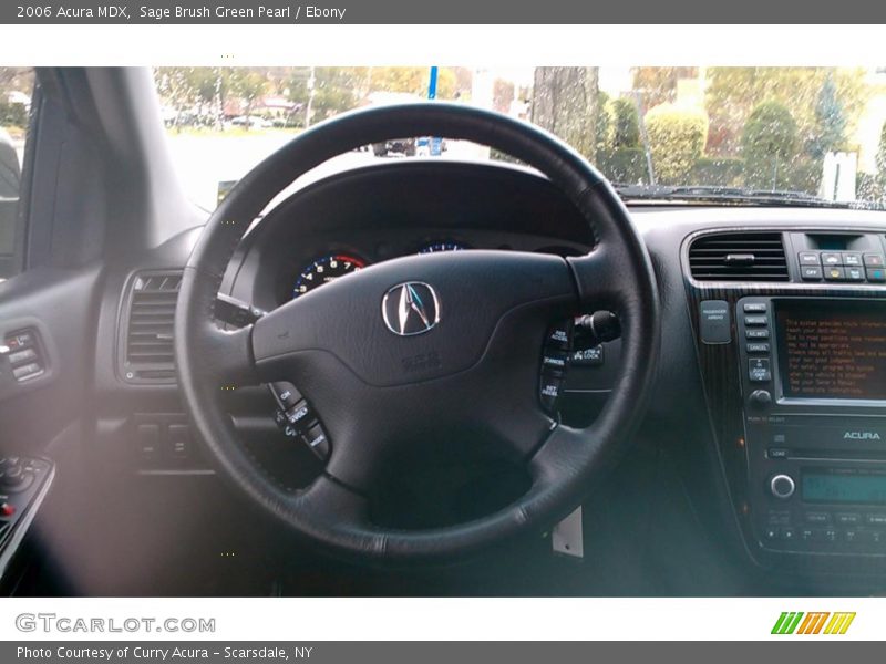 Sage Brush Green Pearl / Ebony 2006 Acura MDX