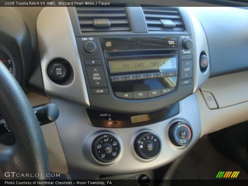 Blizzard Pearl White / Taupe 2008 Toyota RAV4 V6 4WD