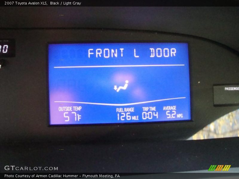 Black / Light Gray 2007 Toyota Avalon XLS