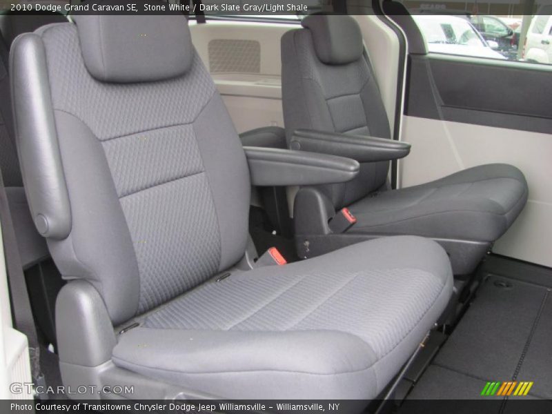 Stone White / Dark Slate Gray/Light Shale 2010 Dodge Grand Caravan SE
