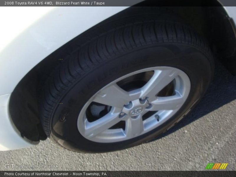 Blizzard Pearl White / Taupe 2008 Toyota RAV4 V6 4WD