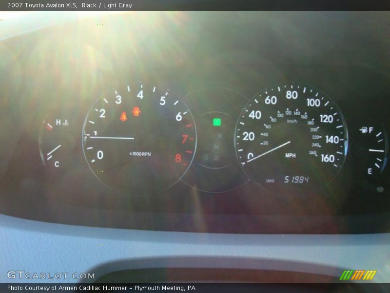 Black / Light Gray 2007 Toyota Avalon XLS