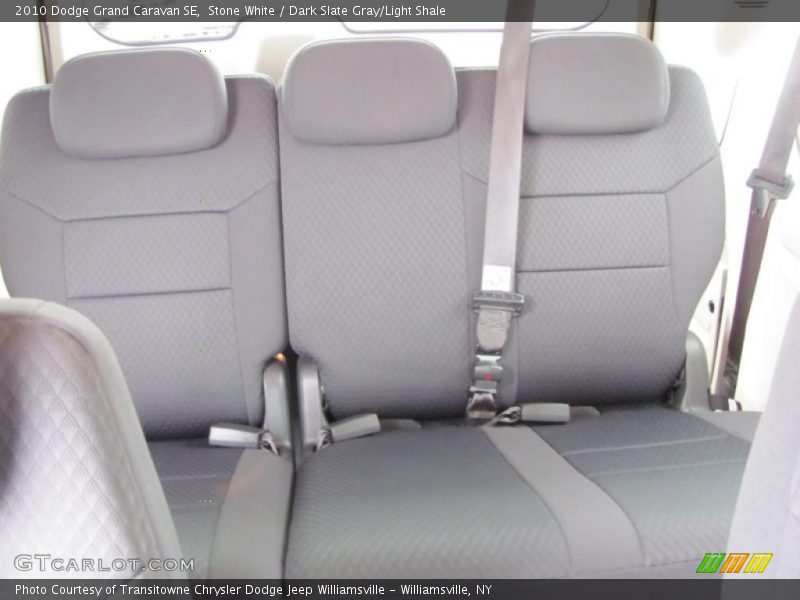 Stone White / Dark Slate Gray/Light Shale 2010 Dodge Grand Caravan SE