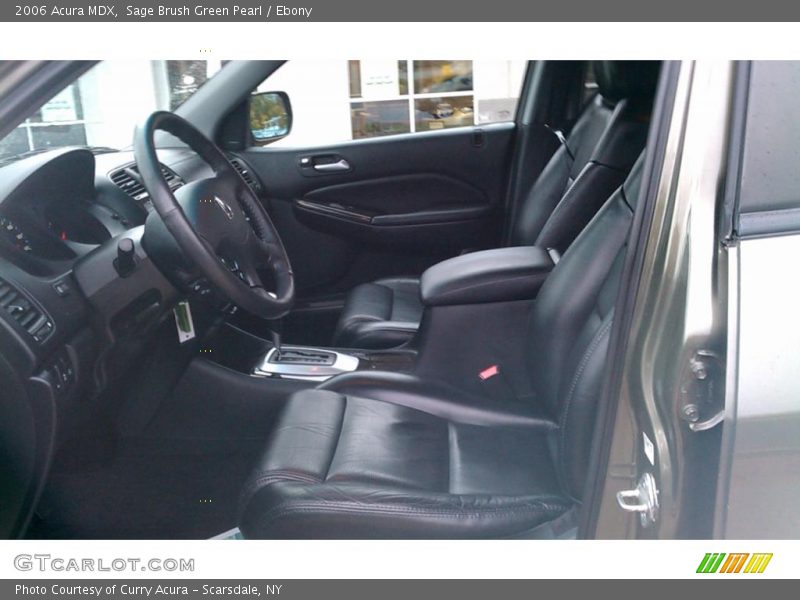 Sage Brush Green Pearl / Ebony 2006 Acura MDX