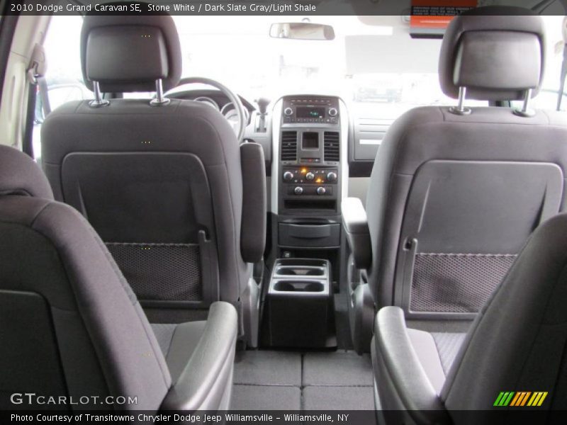 Stone White / Dark Slate Gray/Light Shale 2010 Dodge Grand Caravan SE