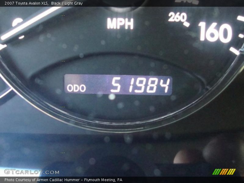 Black / Light Gray 2007 Toyota Avalon XLS