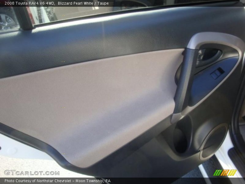 Blizzard Pearl White / Taupe 2008 Toyota RAV4 V6 4WD