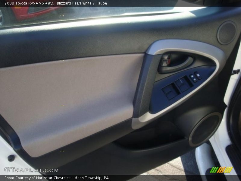 Blizzard Pearl White / Taupe 2008 Toyota RAV4 V6 4WD