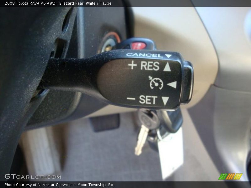Blizzard Pearl White / Taupe 2008 Toyota RAV4 V6 4WD