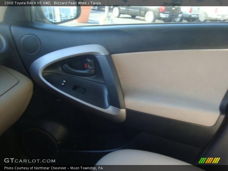 Blizzard Pearl White / Taupe 2008 Toyota RAV4 V6 4WD