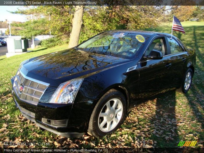 Black Raven / Light Titanium/Ebony 2008 Cadillac CTS Sedan