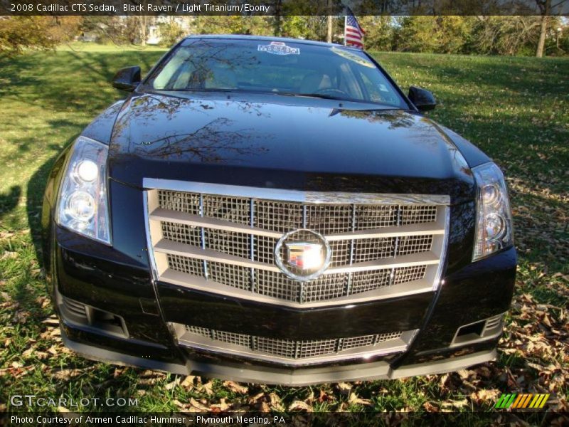 Black Raven / Light Titanium/Ebony 2008 Cadillac CTS Sedan