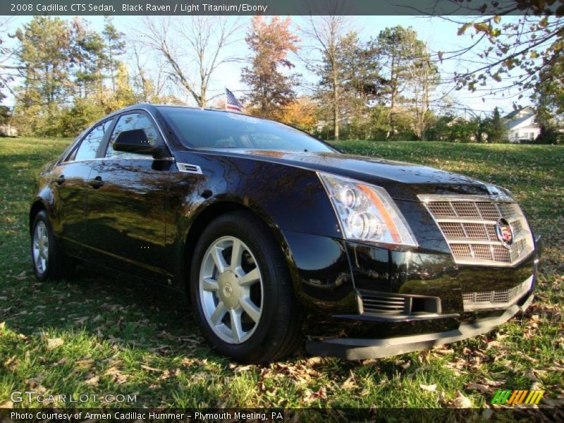 Black Raven / Light Titanium/Ebony 2008 Cadillac CTS Sedan