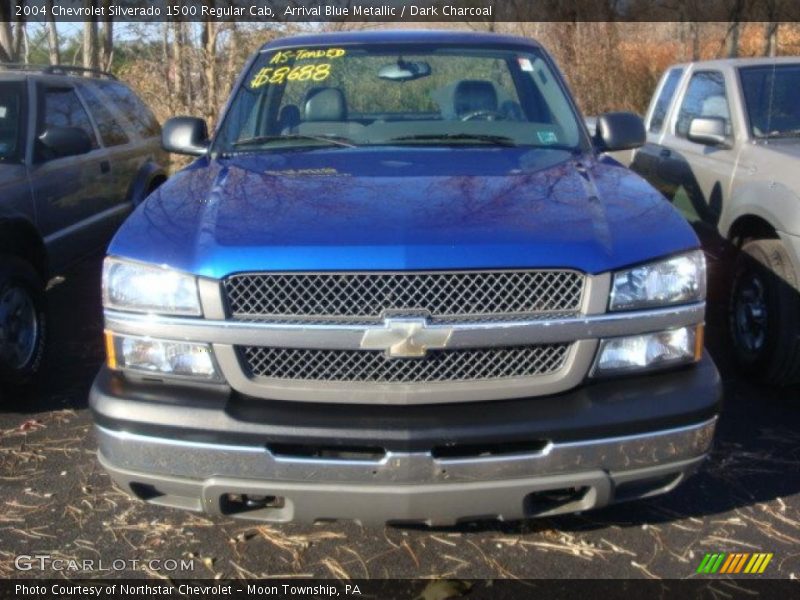 Arrival Blue Metallic / Dark Charcoal 2004 Chevrolet Silverado 1500 Regular Cab