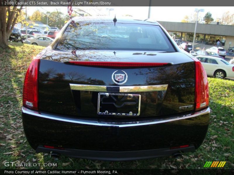 Black Raven / Light Titanium/Ebony 2008 Cadillac CTS Sedan