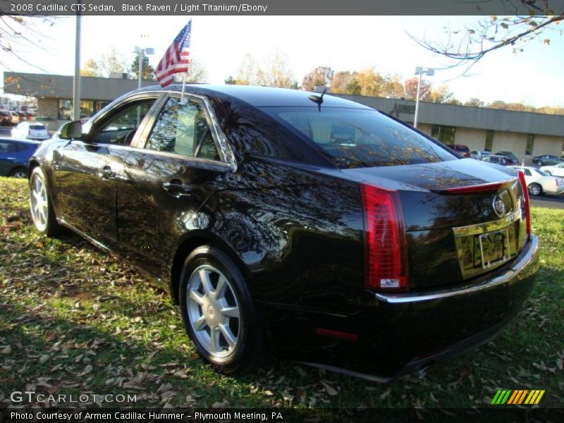 Black Raven / Light Titanium/Ebony 2008 Cadillac CTS Sedan